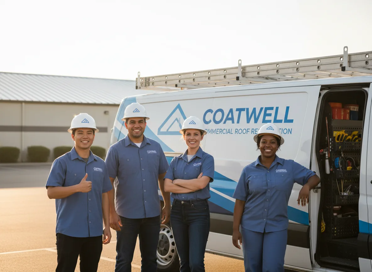 Commercial roof coating company in Winchester, MA