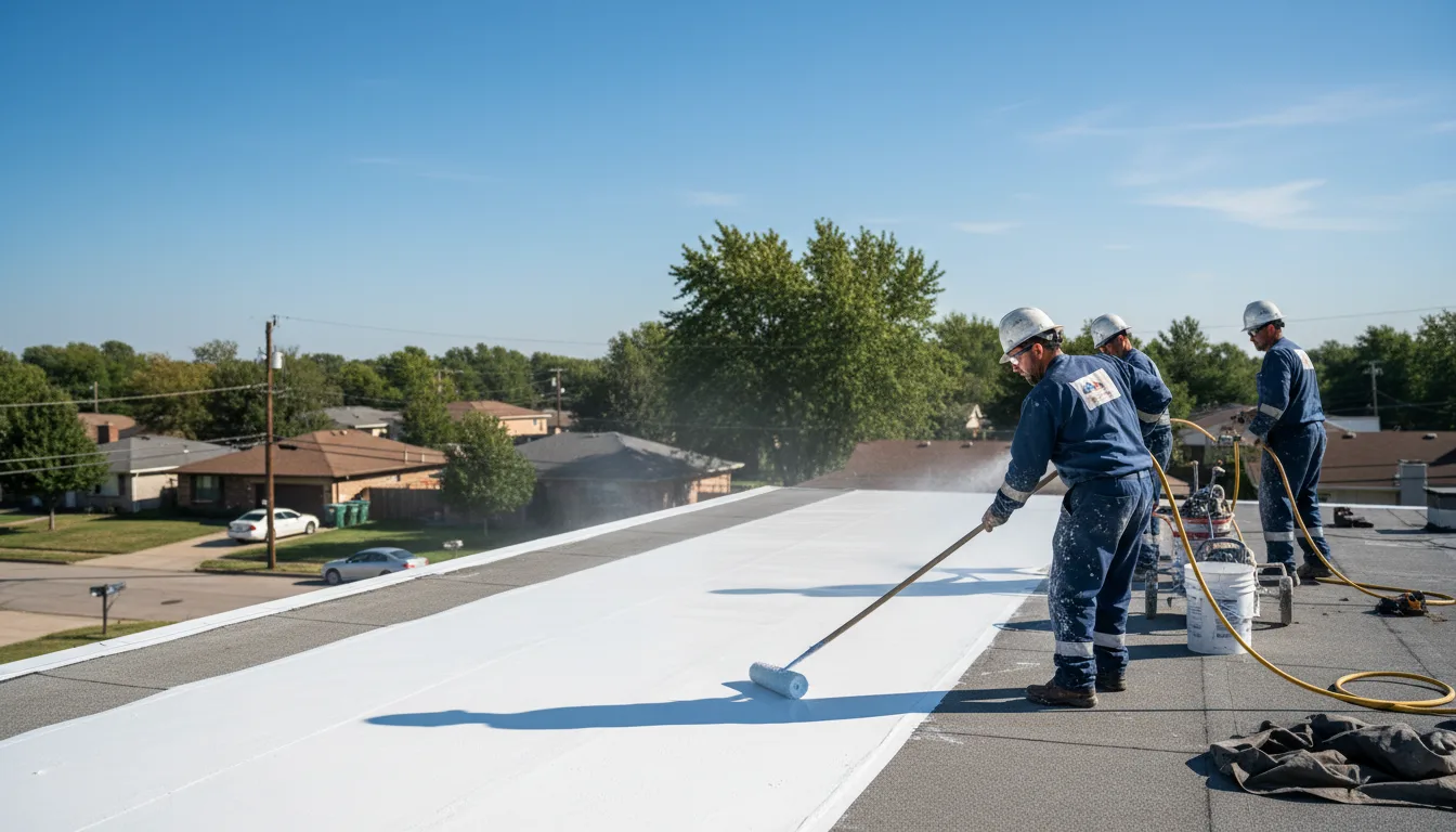 Commercial roof coating in Winchester, MA near me